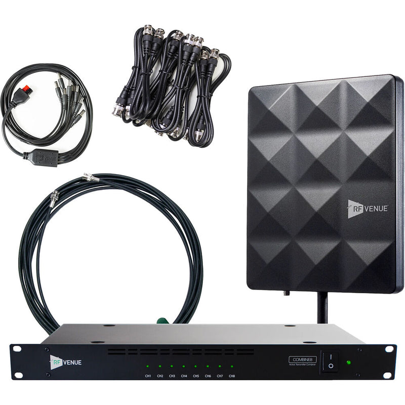 RF Venue 8-Channel IEM Pack with COMBINE8 and CP Stage Antenna