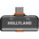 Hollyland LARK M2S Wireless Receiver with USB-C Connector for Mobile Devices (2.4 GHz, Space Gray)
