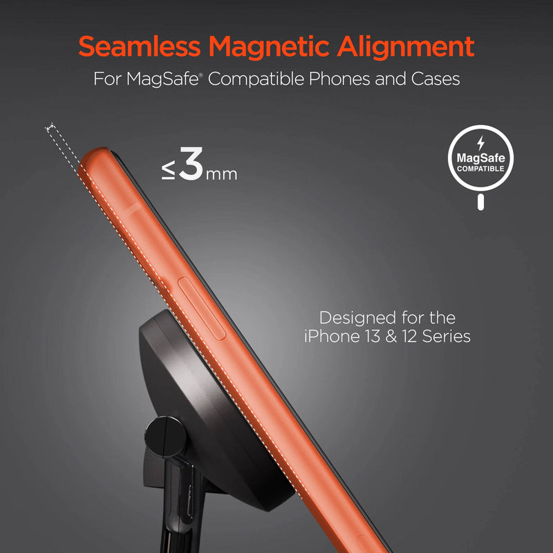 HyperGear MaxCharge 3-in-1 Wireless Charging Stand (Black)