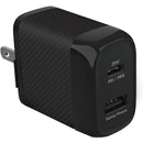 HyperGear SpeedBoost Dual Output 25W Wall Charger Kit (Black)