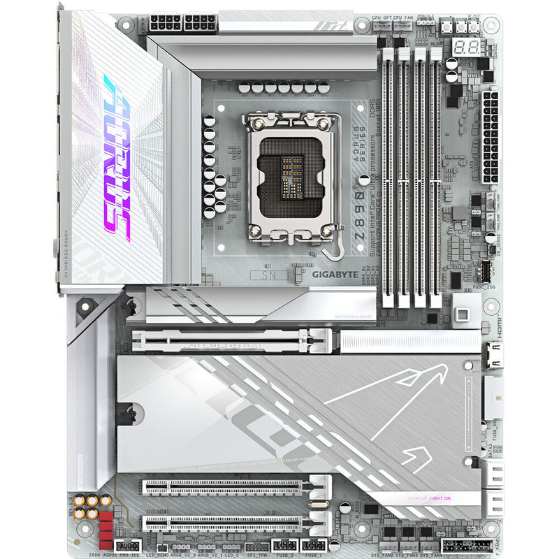Gigabyte Z890 AORUS PRO ICE LGA 1851 ATX Motherboard (Snow White)