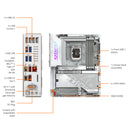 Gigabyte Z890 AORUS PRO ICE LGA 1851 ATX Motherboard (Snow White)
