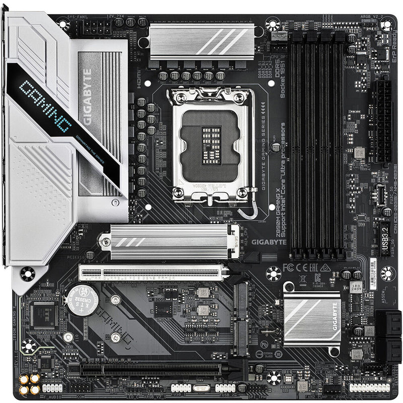 Gigabyte Z890M GAMING X LGA 1851 Micro-ATX Motherboard (Matte Black)