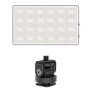 SmallRig RM120 Compact RGB LED Light with Mini Cold Shoe to 1/4''-20 Adapter Kit