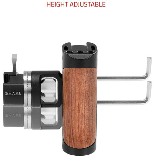 SHAPE Universal Pivoting Side Handgrip and NATO Clamp with ARRI Rosette