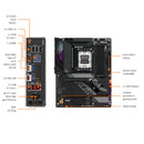 Gigabyte X870E AORUS ELITE WIFI7 AM5 ATX Motherboard