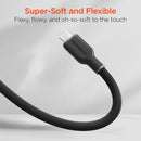 HyperGear Flexi Pro USB-C to Lightning Cable (10', Black)