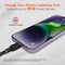 HyperGear Flexi Pro USB-C to Lightning Cable (10', Black)