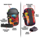 USA GEAR Compact Weatherproof Digital Camera Case (Geometric)