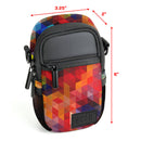 USA GEAR Compact Weatherproof Digital Camera Case (Geometric)