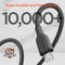 HyperGear Flexi Pro USB-C to Lightning Cable (10', Gray)