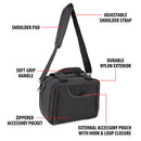 USA GEAR Nintendo Switch and Accessory Case with Shoulder Strap (Black)