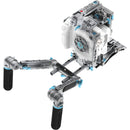 Kondor Blue Ultimate Rig with Gold Mount Battery Plate for Canon C80 (Space Gray)