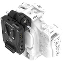 Kondor Blue V-Mount Battery Plate Kit for Cage for Canon C80 (Raven Black)