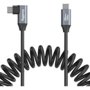 SmallRig USB-C Straight-to-Right Angled Coiled Cable & Male-to-Female Extension Cable Kit