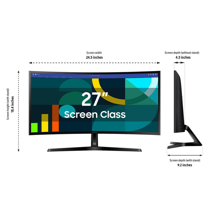 Samsung S3 S36GD 27" 100 Hz Curved Monitor