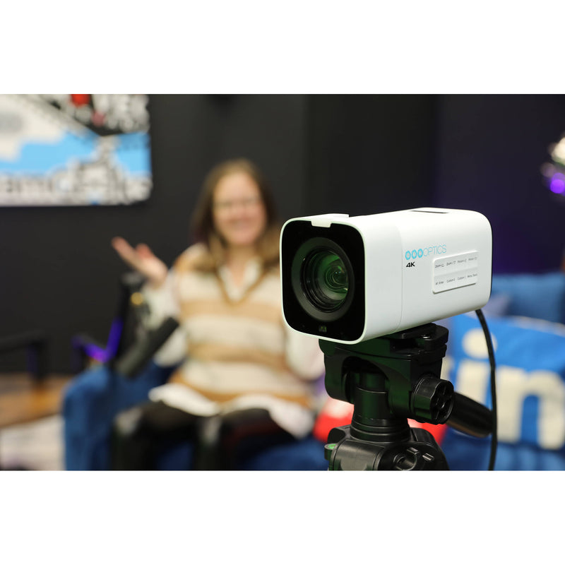 PTZOptics Studio 4K Camera with 20x Optical Zoom (White)