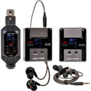 Galaxy Audio ASD-700-2 Wireless Digital UHF IEM System with Two Receivers and One Transmitter (B5: 550 to 569 MHz)