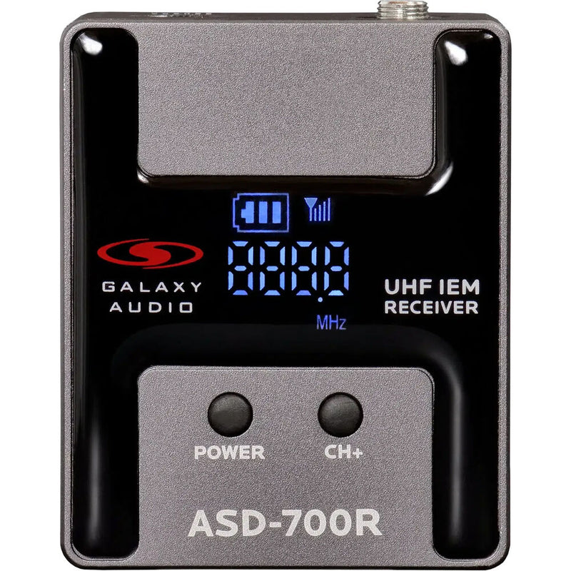 Galaxy Audio ASD-700-4 Wireless Digital UHF IEM System with Four Receivers and One Transmitter (B5: 550 to 569 MHz)