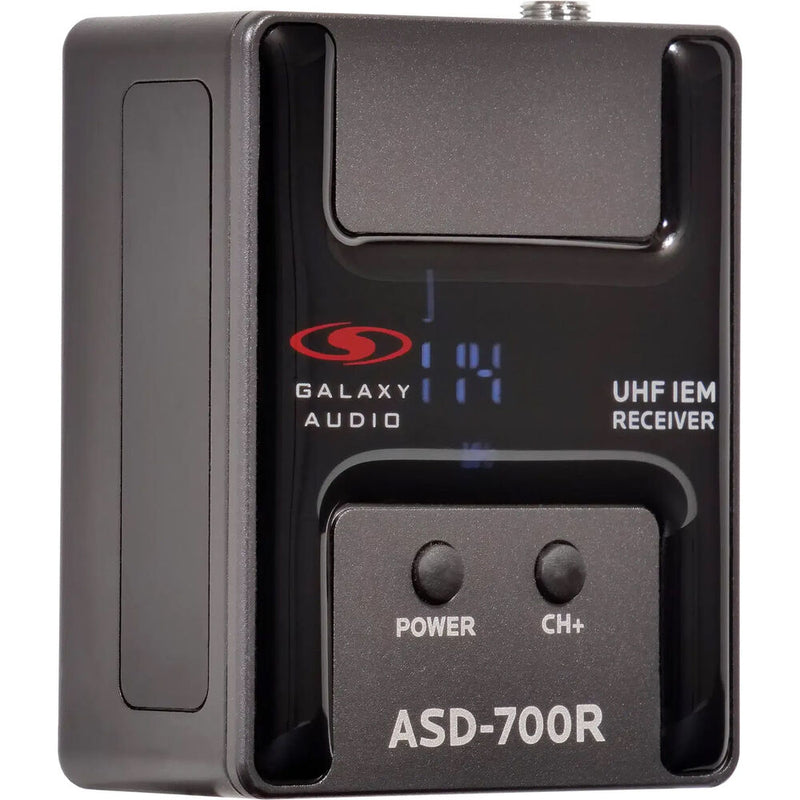Galaxy Audio ASD-700-4 Wireless Digital UHF IEM System with Four Receivers and One Transmitter (B6: 571 to 585 MHz)