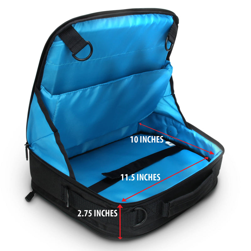 USA GEAR Portable DVD Player Display Case with In-Car Mount