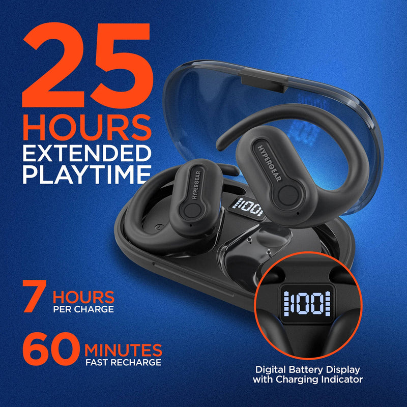 HyperGear AeroFlex 360 True Wireless Open-Ear Earbuds