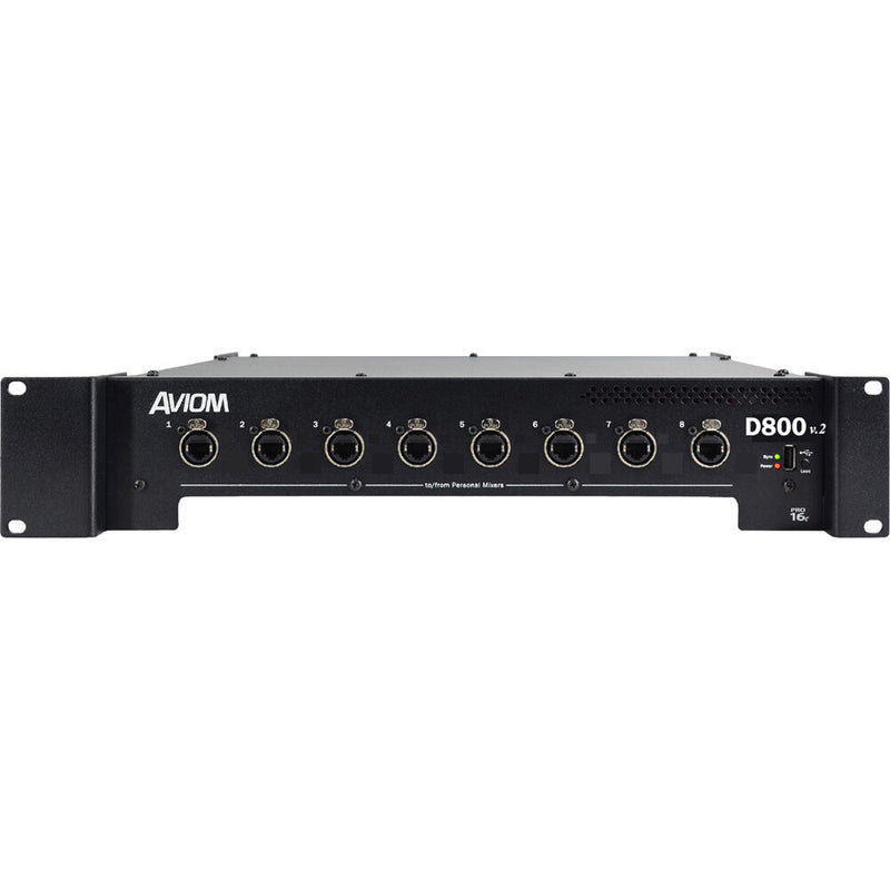 Aviom D800 v.2 A-NET Distributor with A-Net Bridge Input