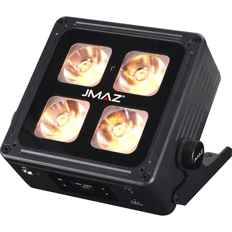JMAZ Lighting MAD PAR 4IP Battery Powered Outdoor RGBWA+UV LED Light with Wireless DMX