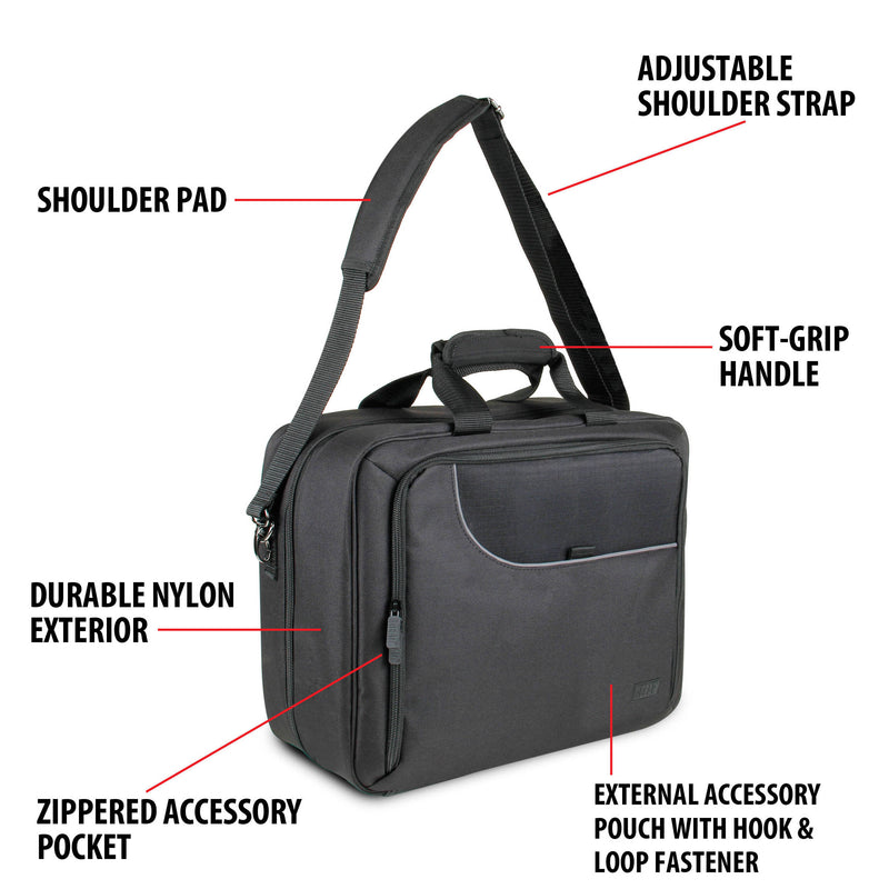 USA GEAR Travel Bag for Projectors (Black)