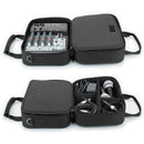 USA GEAR Compact Audio DJ Mixer Case (Black)
