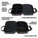 USA GEAR Compact Audio DJ Mixer Case (Black)