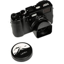 Artra Lab Lens Hood and Adapter Ring Set with Cap for FUJIFILM X100V and X100VI (Black)