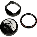 Artra Lab Lens Hood and Adapter Ring Set with Cap for FUJIFILM X100V and X100VI (Black)