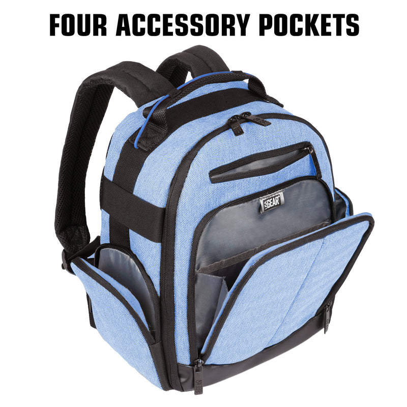 USA GEAR UBK Oculus VR Headset Backpack (Blue)