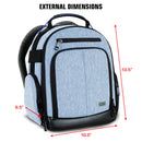 USA GEAR UBK Oculus VR Headset Backpack (Blue)