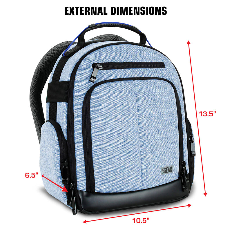 USA GEAR UBK Oculus VR Headset Backpack (Blue)