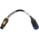 Lex Products 20A powerCON Stage Pin to poweCON TRUE1 Connector Cable (1')