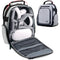 USA GEAR UBK Oculus VR Headset Backpack (Gray)