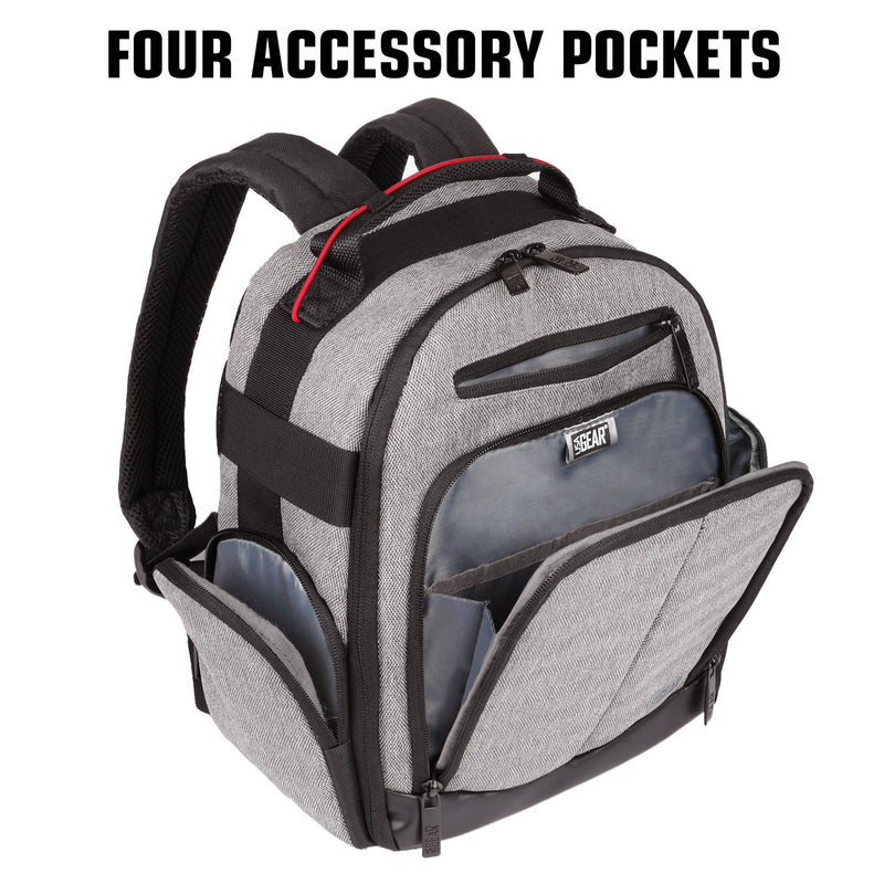 USA GEAR UBK Oculus VR Headset Backpack (Gray)