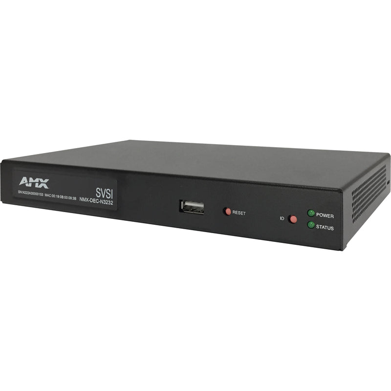 AMX NMX-DEC-N3232 H.264 Compressed Video over IP Decoder (Standalone)