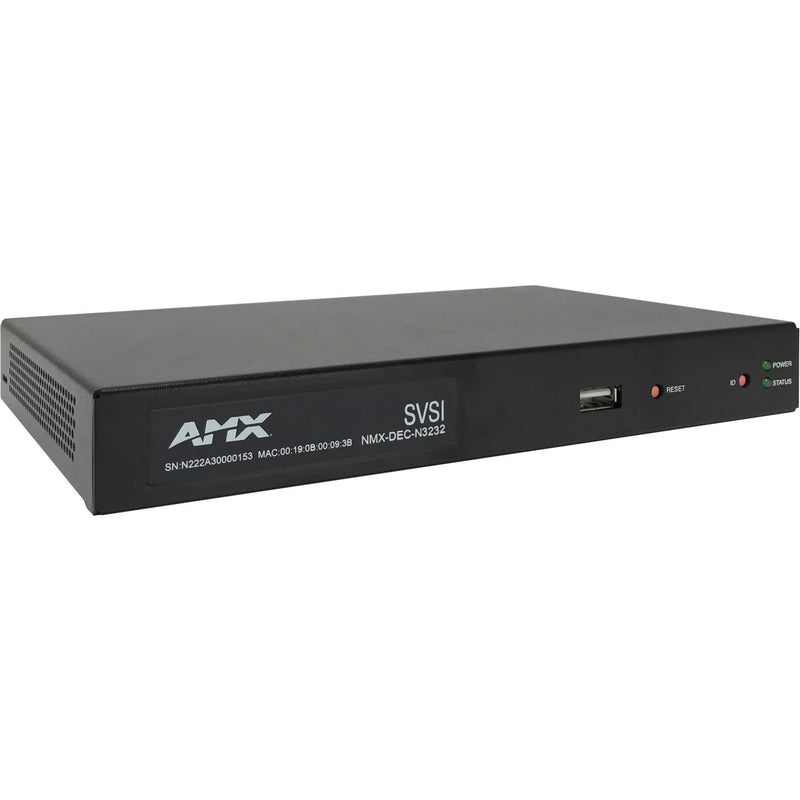 AMX NMX-DEC-N3232 H.264 Compressed Video over IP Decoder (Standalone)