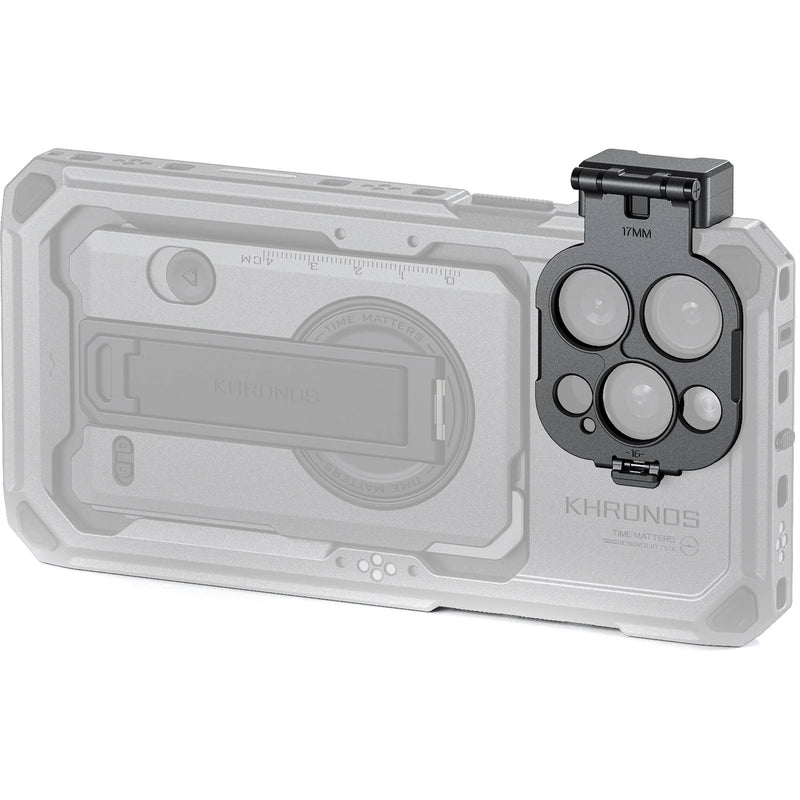 Tilta Khronos 17mm Lens Adapter for iPhone 16 Pro and Pro Max (Space Gray)
