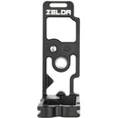 3 Legged Thing ZELDA QD-Compatible Dedicated L-bracket for Nikon Z5, Z6, Z7, Z6 II & Z7 II Mirrorless Camera (Black)