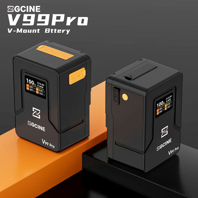 ZGCINE ZG-V99Pro V-Mount Battery (6400mAh, Orange)