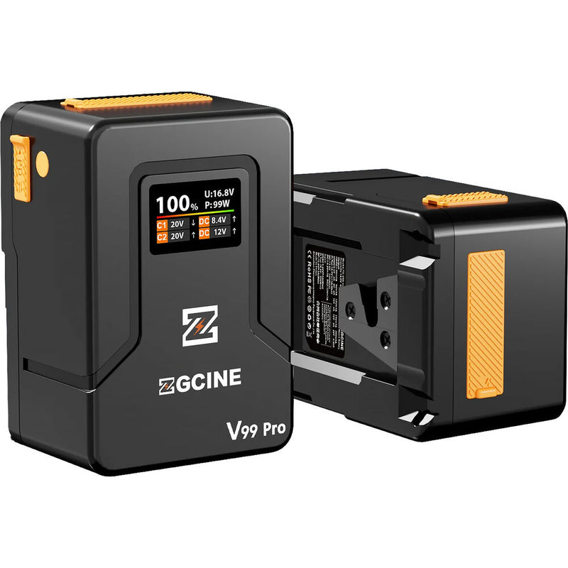ZGCINE ZG-V99Pro V-Mount Battery (6400mAh, Orange)