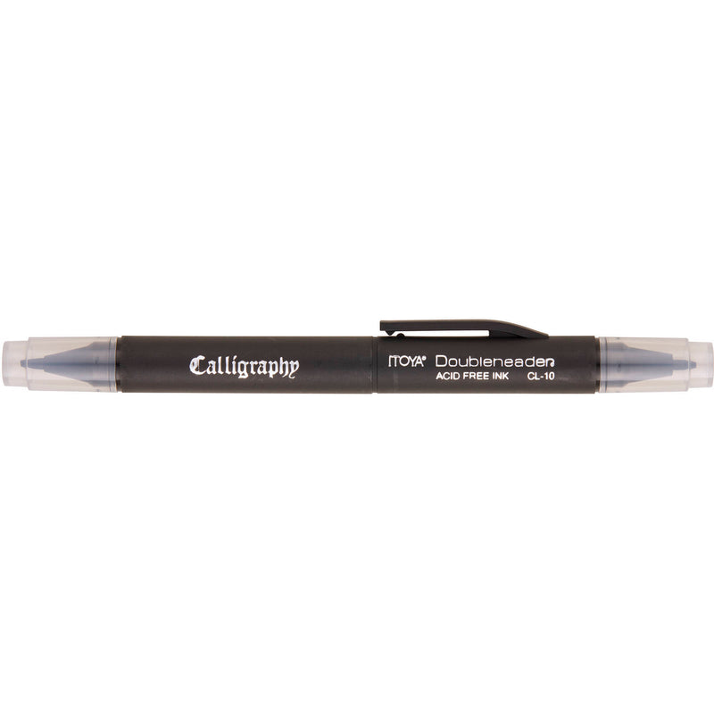 Itoya Doubleheader Calligraphy Marker (Black, Standard Packaging)