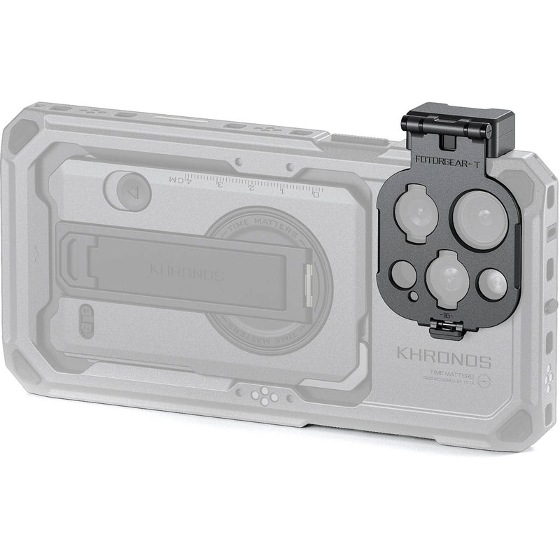 Tilta Khronos T-Series Mount Lens Adapter for iPhone 16 Pro and Pro Max (Space Gray)