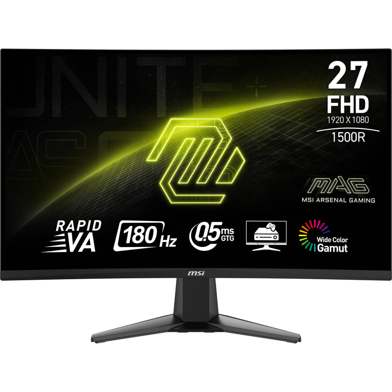 MSI MAG 27C6F 27" Full HD HDR 180 Hz Curved Gaming Monitor