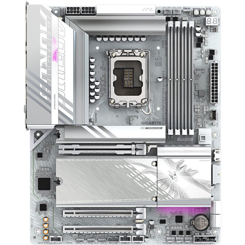 Gigabyte B860 AORUS ELITE WIFI7 ICE LGA 1851 ATX Motherboard