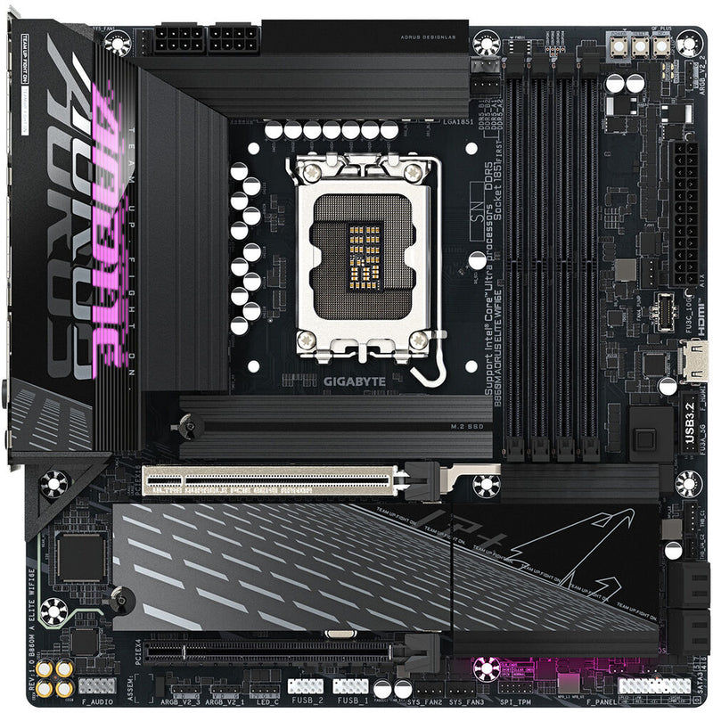Gigabyte B860M AORUS ELITE WIFI6E LGA 1851 Micro-ATX Motherboard